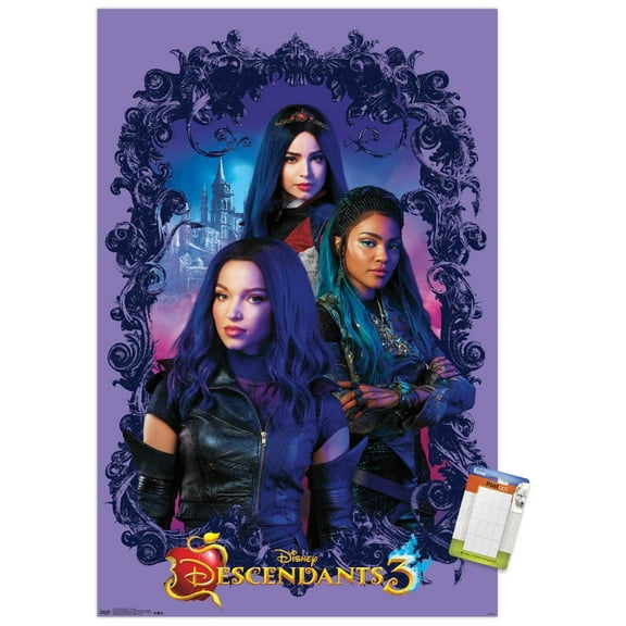 Disney Descendants 3 - Group Wall Poster, 14.725" x 22.375"