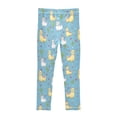 thumbnail image 4 of joogoo Girls' Leggings Cute Alpacas Cactus Yoga Pants 4T, 4 of 8