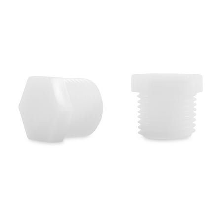 Camco Water Heater Drain Plug - Pack of 2,1/2 Inch , White (11630)