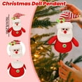 thumbnail image 6 of Xiwaer Christmas Decorations Plush Claus Christmas Tree Pendants Elk Snowman Christmas Plush Doll Ornaments For Xmas Home Indoor Festival Season Party Decor,B Cloth +PP cotton, 6 of 8