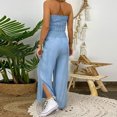 thumbnail image 4 of Valentine's Day SEMPAI Women Plus Size Overalls Off Shoulder Faux Romper Baggy Playsuit Jumpsuit, 4 of 7
