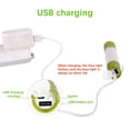 thumbnail image 2 of Linterna Telescópica LED Recargable Por USB Antorcha Con Zoom (verde), 2 of 9