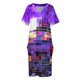 thumbnail image 3 of Vestido largo con estampado de bola de discoteca iridiscente para mujer, vestido playero con bolsillo., 3 of 6