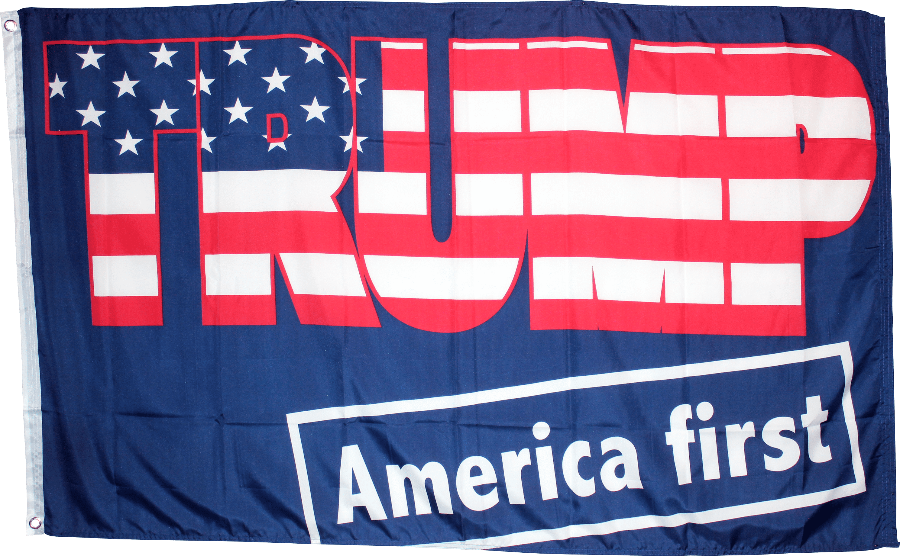 Trump America First 5'X8' Flag Rough Tex® 68D Nylon (With Three