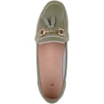 thumbnail image 6 of ABSOLUTE FOOTWEAR Womens Slip On Casual Leather Loafer Deck Boat Shoes Sandals - Mistletoe - US 7, 6 of 7