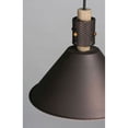 thumbnail image 5 of Maxim 10089OIWWD 11 in. Tucson One-Light Single Pendant, Oil Rubbed Bronze & Weathered Wood, 5 of 5