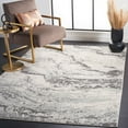 thumbnail image 2 of SAFAVIEH Tulum Liz Abstract Area Rug, 6'7" x 6'7" Square, Ivory/Grey, 2 of 7