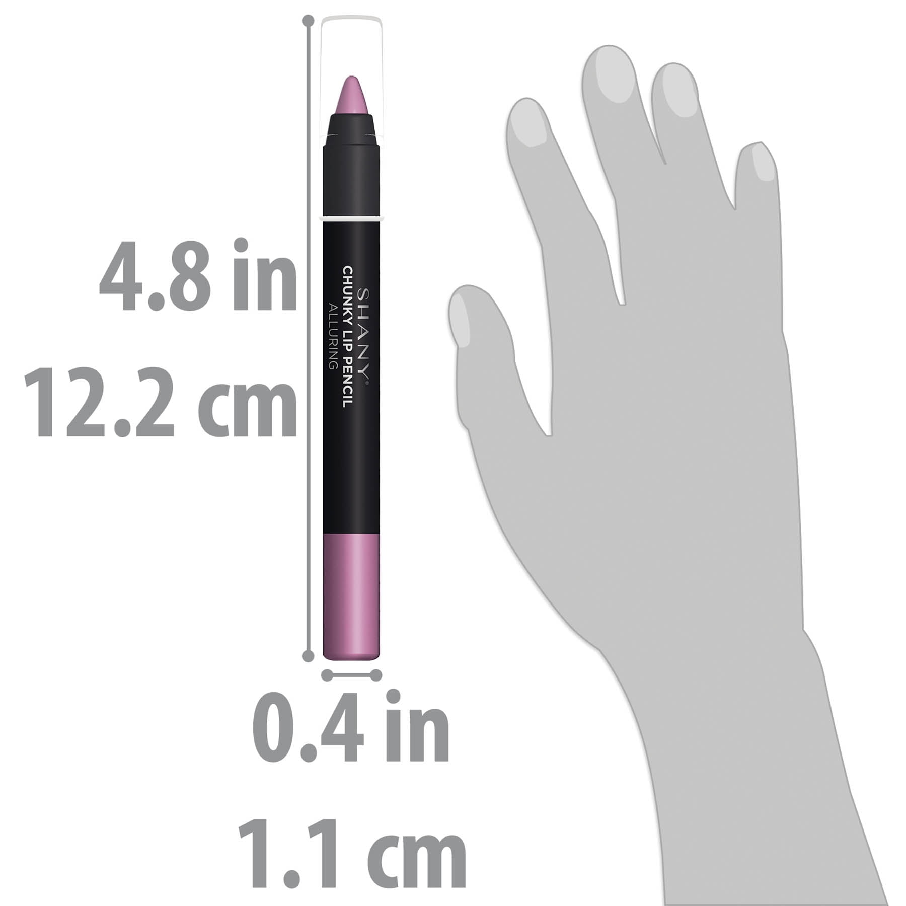 SHANY Chunky Lipstick Lip Pencil With Vitamin E & Aloe Vera - ALLURING