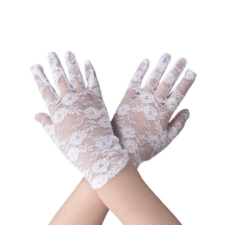 Lightweight Mittens - Our light weight, floral lace gloves are ideal for corset