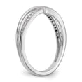 thumbnail image 6 of 14K White Gold Ring Band Wedding Diamond Round, 6 of 7