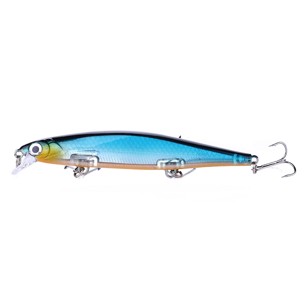 HENGJIA Fishing Deep Diving Fishing Lures Swimbait Large Sinking Minnow Lure Saltwater Jerkbait Lure 10Pcs/kit, 4.33in/0.46oz