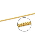 thumbnail image 2 of LoveBling 14K Yellow Gold 2.5mm Solid Miami Cuban Necklace with Lobster Lock (20"), 2 of 6