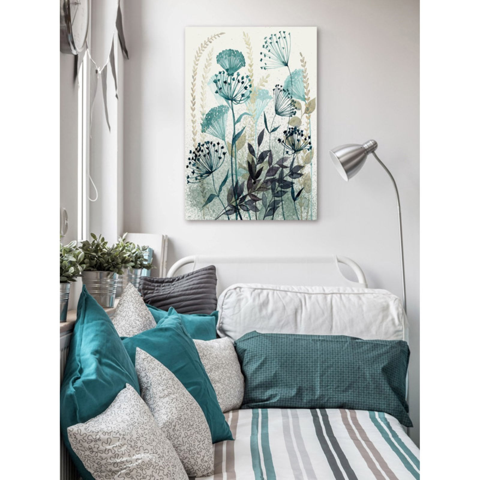 Marmont Hill "Allayed Floral I" Painting Print on Wrapped Canvas