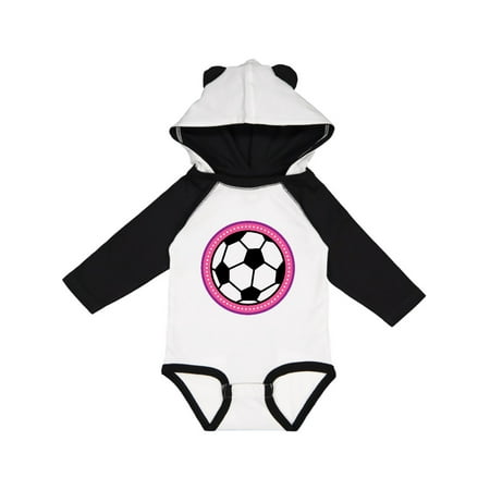 

Inktastic Soccer Player Girls Sports Ball Gift Baby Girl Long Sleeve Bodysuit