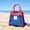 Blue, variant on Deeceymbur Openwork Mesh Drainable Tote Storage Bag with Handles Portable Lightweight Ventilated for Shower Beach Travel Shopping