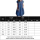 thumbnail image 2 of Vestido Vestido de lino de algodón con bolsillos Estilo boho Traje de vacaciones para mujer (Azul XXXL) Cgtredaw Azul T 3EG para Mujer, 2 of 8