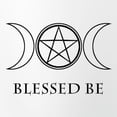 thumbnail image 2 of CafePress - Blessed Be (Black & White) - Pint Glass, Drinking Glass, 16 oz. CafePress, 2 of 4