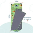 thumbnail image 5 of Wildkin Quilted Nap Mat with Elastic Corner Straps for Boys and Girls (Wild Animals), 5 of 8