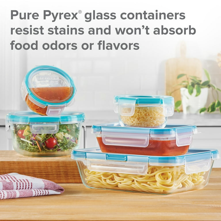 Pyrex 10pc FreshLock Glass Storage Set