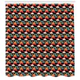 thumbnail image 3 of Ambesonne Retro Shower Curtain, Optical Illusion Art Circles, 69"Wx75"L, Multicolor, 3 of 3