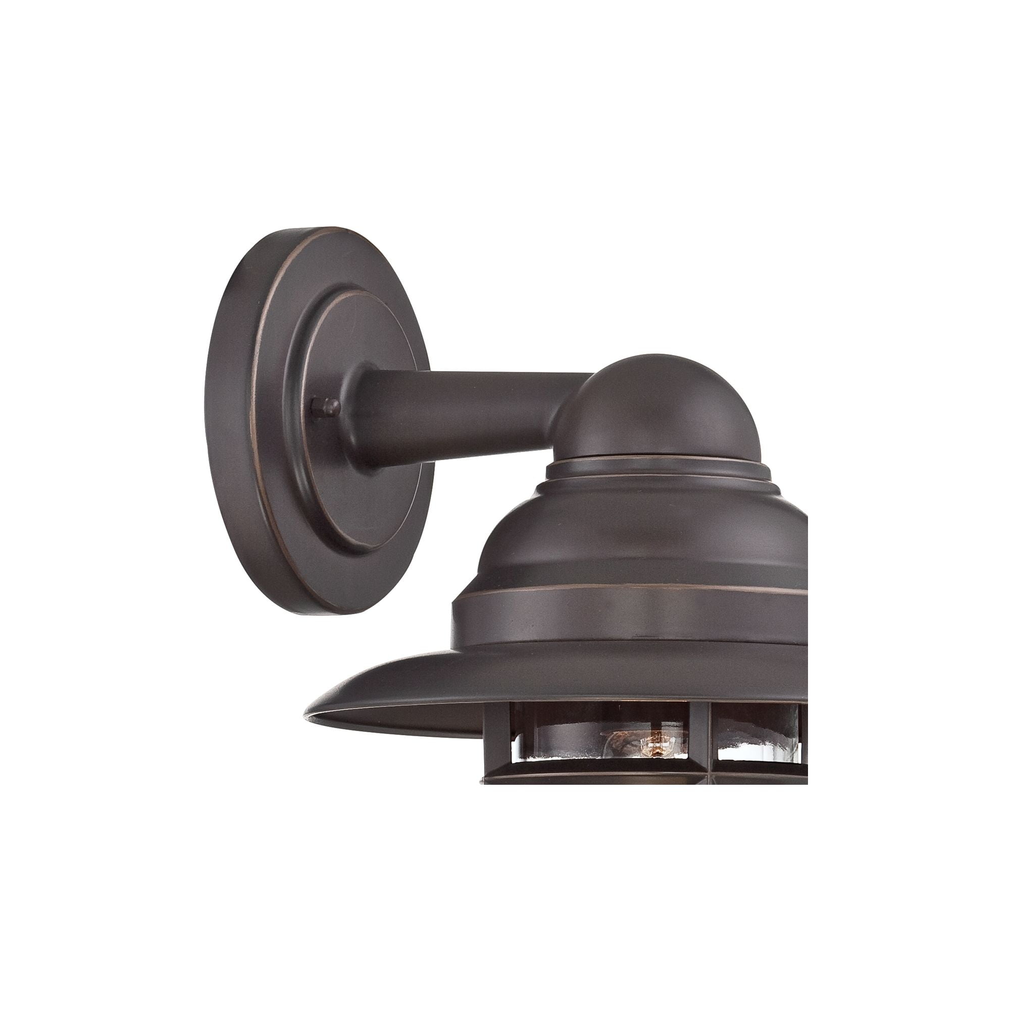 John Timberland Marlowe Industrial Outdoor Wall Light Fixture Galvanized Hooded Cage 13 1/4" Clear Glass for Post Exterior Barn Deck House Porch Yard