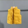 thumbnail image 2 of MEZZALL Girls Quilted Vest Winter Warm Padded Sleeveless Jacket Outerwear Solid Color Toddler Kids Cozy Soft Windproof Cold Weather Fashion Coats Boho Child Streetwear, 2 of 5