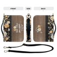 thumbnail image 5 of FOR U DESIGNS Butterfly Floral Bible Case with Shoulder Strap Bible Bags for Women Organizer PU Leather Lightweight Sturdy Bible Carrier with Handle Size L Bible Book Carrying Case, 5 of 7