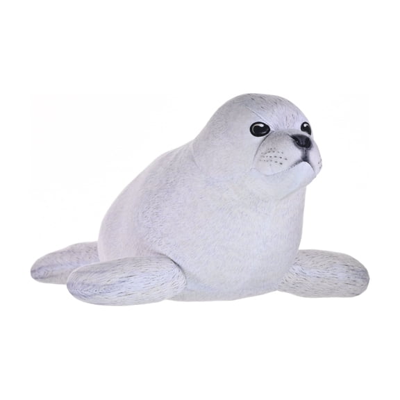 Wild Republic Naturekins Harp Seal, Stuffed Animal, 12 Inches, Plush Toy, Fill is Natural Rubber