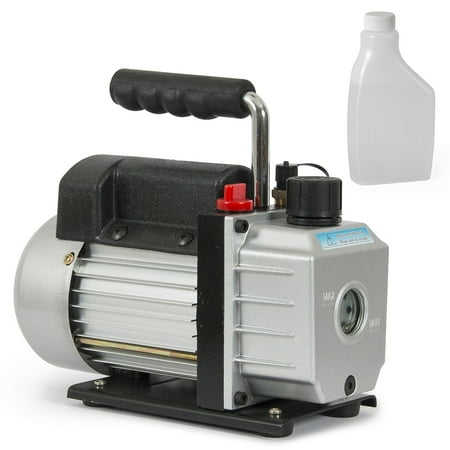 Air Powered Vacuum Pump - Arksen Electric Vacuum Pump, A/C, Refrigerant , 3CFM, Black