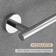thumbnail image 5 of 18 Inch Polished Chrome Towel Bar for Bathroom, Total Length 18-Inch Bath Towel Rack Wall Mount, Durable SUS304 Stainless Steel Modern Home Decor Chrome Towel Holder, 5 of 9