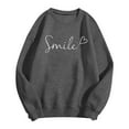 thumbnail image 6 of Wdgfv Women Sweatshirts Fashion Letter Print Graphic Pullover Sweaters Casual Oversized Sweatshirt Fall Winter Clothes, 6 of 7