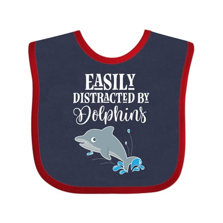 

Inktastic Dolphin Lover Gift Gift Baby Boy or Baby Girl Bib
