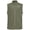 Gray Green, variant on Men's Lightweight Windproof Sleeveless Golf Vest Full Zip Stand Collar Athletic Gilet with Reflective Print Rear Zipper Pocket Dark Brown S