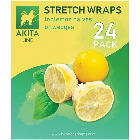 Lemon Wrap, Lemon Covers, Lemon Stretch Wraps, Cotton Citrus Cover - [24 Pieces]