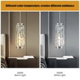 thumbnail image 6 of Deyidn Chrome Pendant Light - Modern Pendant Lighting for Kitchen Island and Bedroom (Chrome 2-Pack), 6 of 10