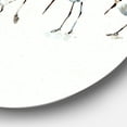 thumbnail image 2 of Designart 'Pebbles and Sandpipers Family' Farmhouse Metal Circle Wall Art, 2 of 3