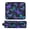 Neon Blue-Purple Green Butterfly, variant on Hair Tool Organizer Bag with Heat Resistant Mat Removable Travel Storage Case for Hot Air Brushes Curling Irons Marine Life Pattern