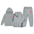 thumbnail image 5 of Kids Tracksuit Athletic Sweatsuits Sets 2 Piece Six Seven Tracksuit Hoodie Sweatpants Fall Winter Clothes Little Boy Clothes 2-3 Years, 5 of 5
