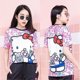 thumbnail image 1 of Camiseta De Manga Corta Impresa Para Hombres Y Mujeres 3D Hello Kitty Casual Streetwear Tops Teepangjing, 1 of 4