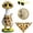 M, variant on Lzobxe Porch Goose Clothes, Outdoor Garden Gooses Clothes for Cement or Plastic Statue, Yard Costume Set for Patio Lawn Entrance Decoration