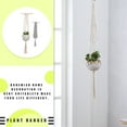 thumbnail image 5 of Flower Pot Hanger Indoor Outdoor Plants Hanging Basket Cotton Rope Plant Pot Holder, WD002, 5 of 8