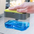 thumbnail image 2 of Kitchen Organiser Sink Caddy Basket Dish Cleaning Sponge Holder Soap Dispenser, 2 of 6