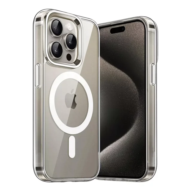 Funda Para iPhone 13 Pro Con Magsafe Carga Inalámbrica Slim Transparente Magsafe Clear