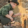 thumbnail image 3 of 9 Sets Dinosaur Dig Tools Including Wooden Digging Hammer and Chisel Brush for Gems Archaeological Excavation Tool Kit Pretend Play Kids Science Kit, 3 of 5