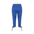 thumbnail image 6 of HAJWOH Women’s Capri Leggings Cotton Knee Length Leggings Stretch Summer Lightweight Pants Casual Athletic Running Workout Yoga Pants, 6 of 7