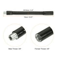 thumbnail image 2 of Uxcell 6" Gooseneck, adaptador de rosca hembra a macho de 3/8", soporte de tubo flexible universal para cámara de acción, teléfono, micrófono, negro, 2 of 7
