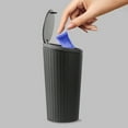 thumbnail image 5 of PAVEOS Car Trash Can in Clearance One Click Open Lid Easy to Clean 550ml Small Car Trash Can Mini Storage Box for Car Cup Black-n, 5 of 5