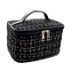 thumbnail image 4 of Estuche organizador de maquillaje con asa, neceser, bolso de almacenamiento portátil, bolsas de cosméticos, neceser de maquillaje para baño de mujer Negro Salvador Estuche de maquillaje, 4 of 10
