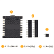 thumbnail image 4 of T-LoRaC6 Módulo Principal ESP32-C6 LoRa SX1262 Placa de Desarrollo de Bajo Consumo y Alcance LoRaWAN de 868 MHz con Orificios para Estampar PCB, 4 of 5