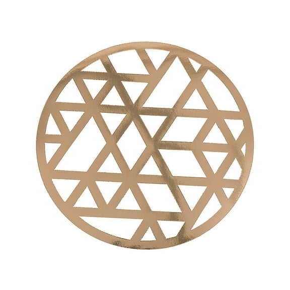 Gold Laser Cut Cardstock Chargers - Party Supplies - 24 Pieces